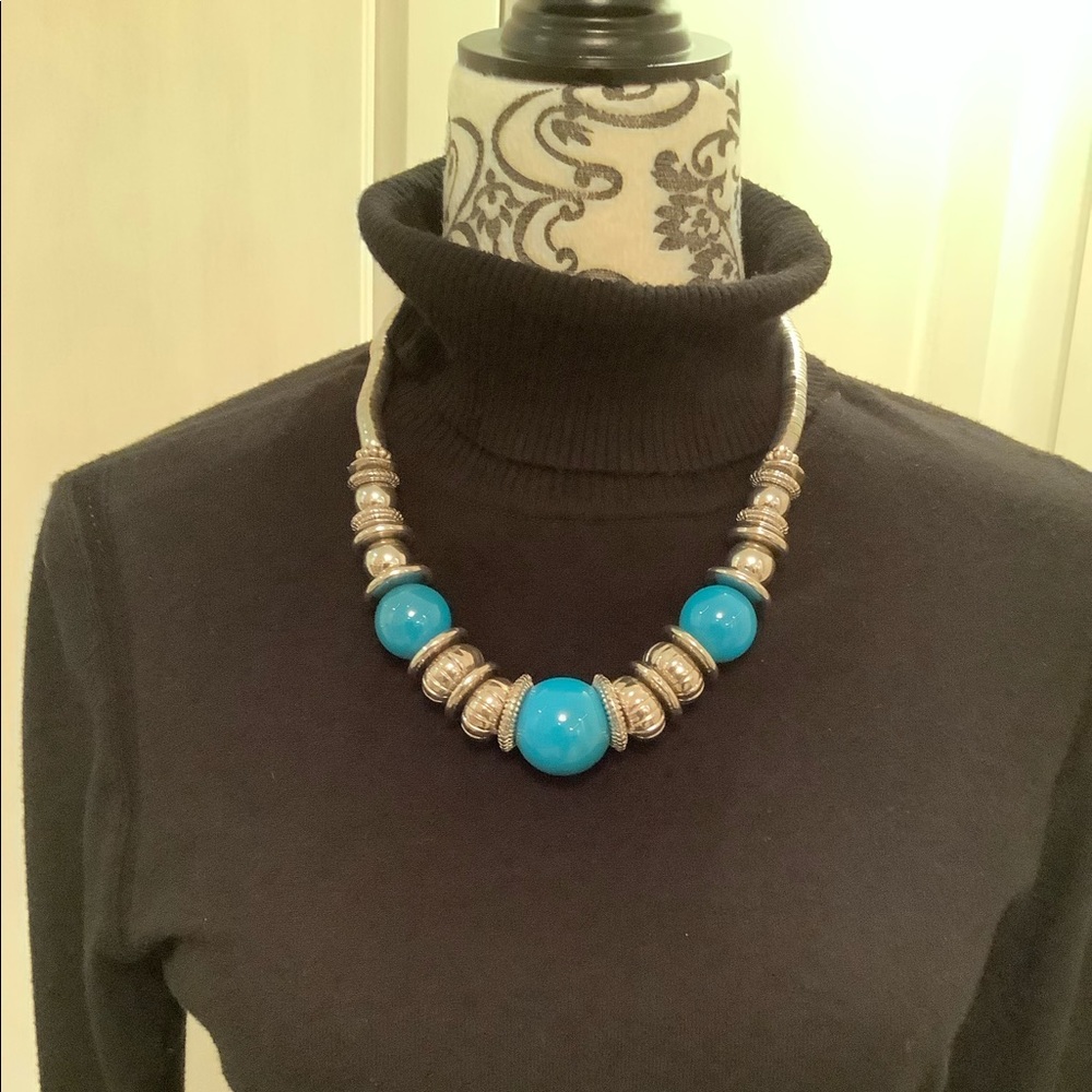Large Beaded Necklace - Picture 3 of 5